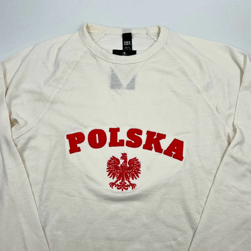 Polska With The White Eagle French Terry Cream Shirt