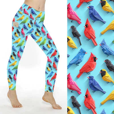 Origami Bird Leggings