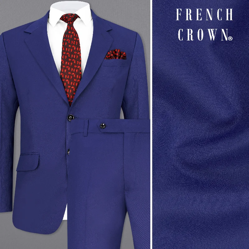 Royal Blue Single Breasted Suit