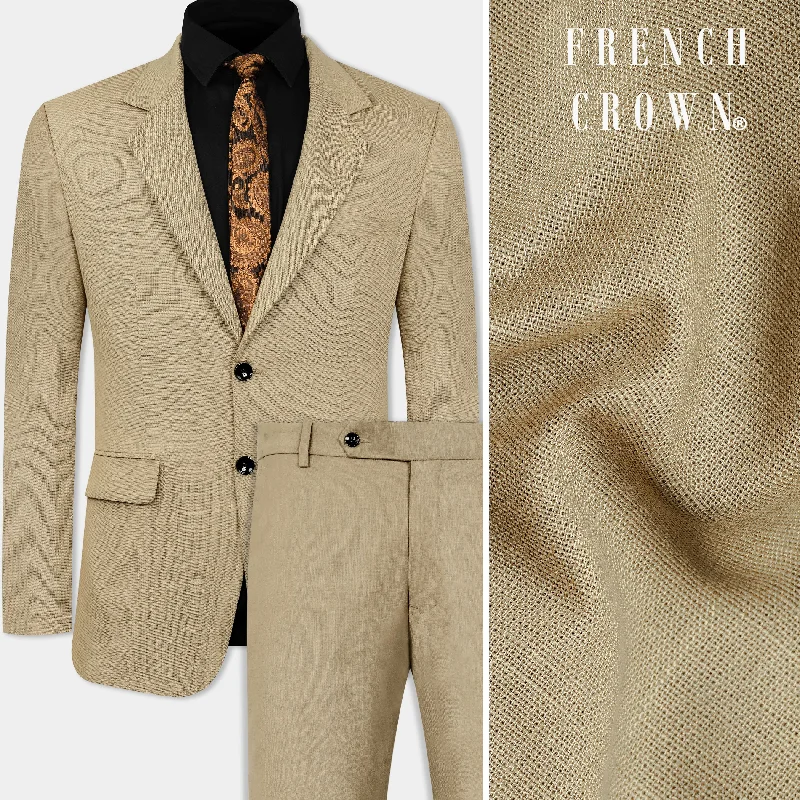 Sandrift Brown Luxurious Linen Suit