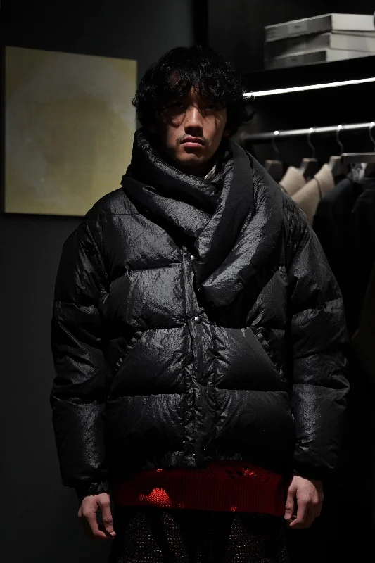 BACK TO THE DOWN JACKET (BLACK)