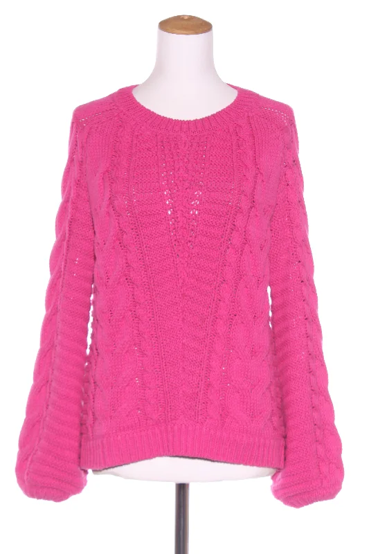 SASS - Cable knit billow sleeve jumper! 10-12