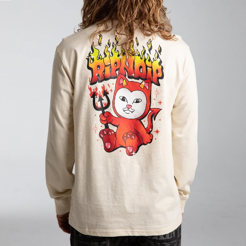 Scary Cute Long Sleeve (Natural )