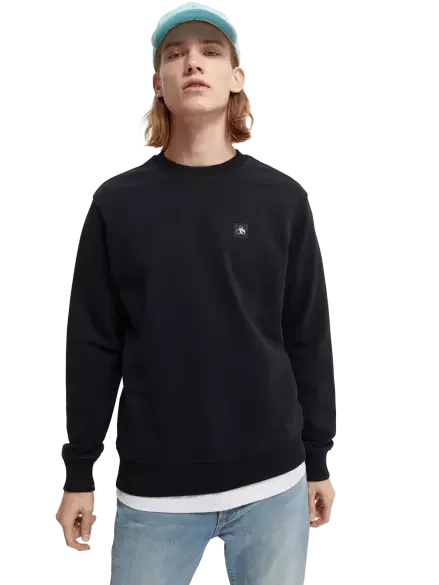 Scotch & Soda - Organic Cotton Felpa Sweatshirt - Night