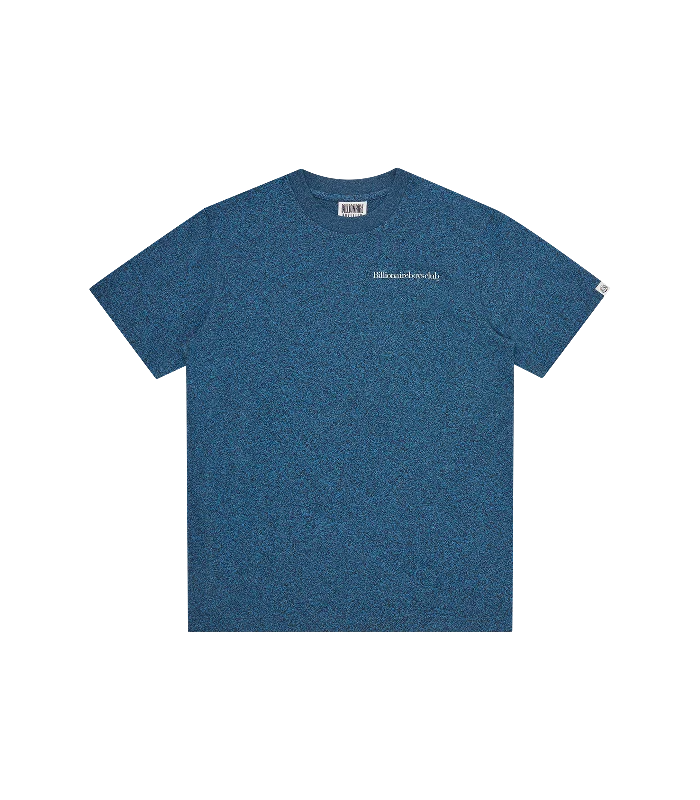 SERIF LOGO T-SHIRT - BLUE MARL