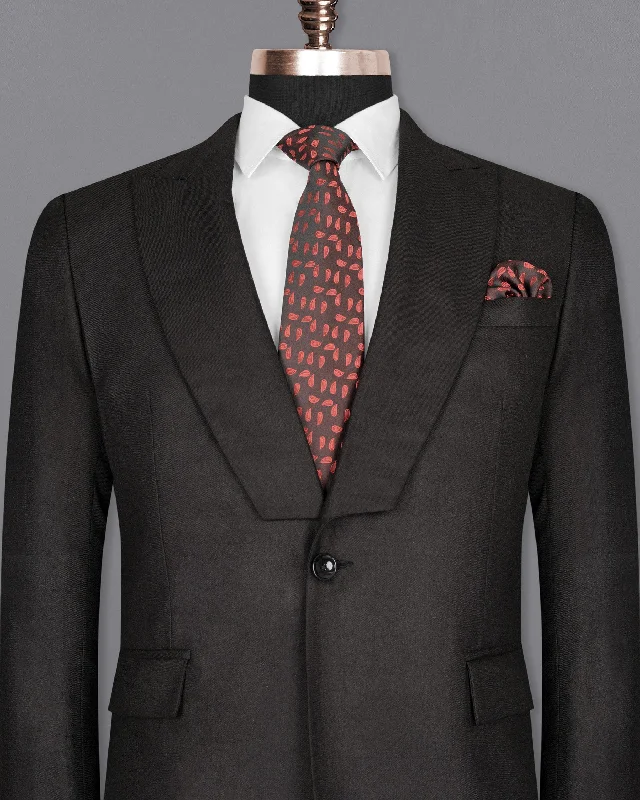 Shark Black Wool Rich Blazer