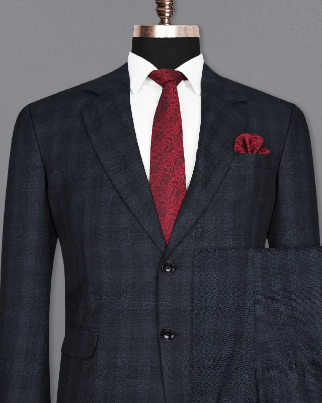 Shark Grey Plaid Woolrich Suit