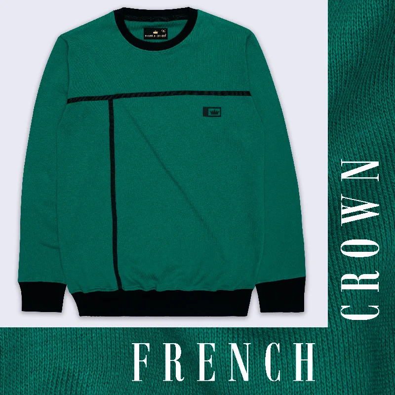 Sherpa Green Premium Cotton Sweatshirt