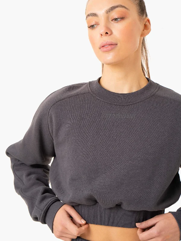 Sideline Sweater - Charcoal