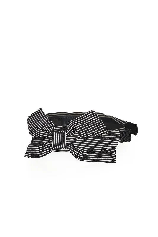 Striped Bow Headband