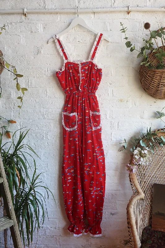 SALE | Vintage Jumpsuit - Singin' In The Rain - Size XS