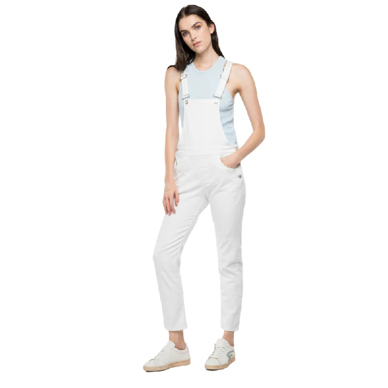 Replay Women's Rose Label Denim Overalls