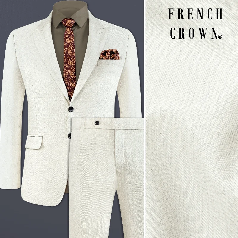 Westar Cream Wool Rich Suit