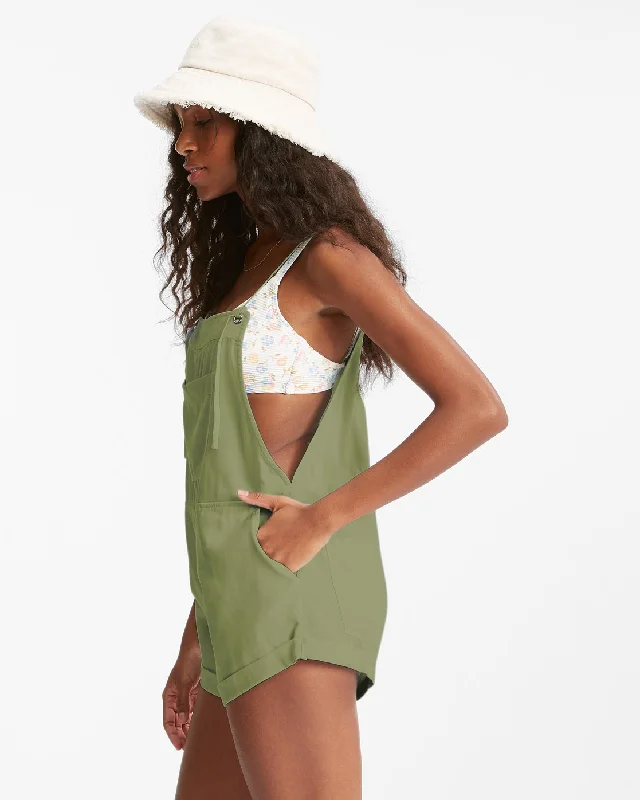 Wild Pursuit Romper - Avocado