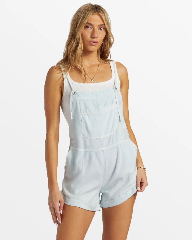 Wild Pursuit Romper - Dusk Blue