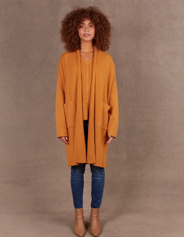 Alawa Cardigan - Ochre - Eb & Ive