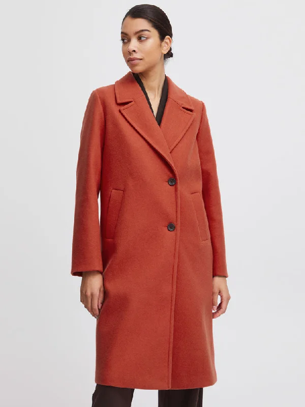 B Young ByCilia Coat Red