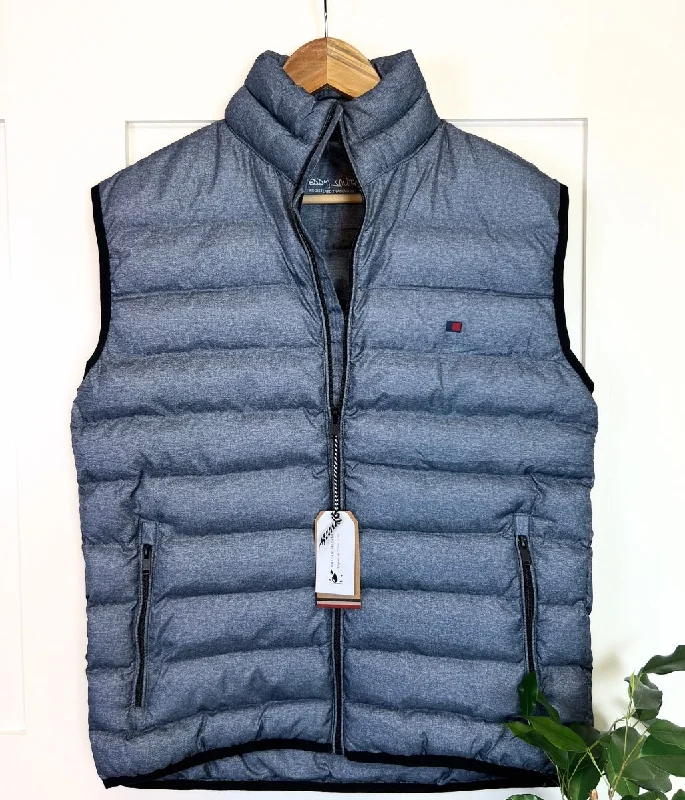 Blue Men's Water Repellent Gilet