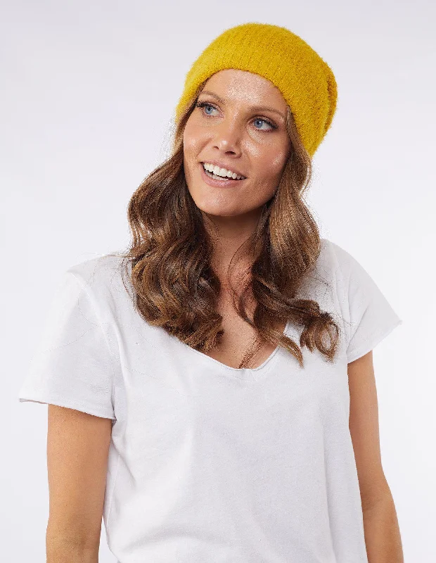 Snug Beanie - Mustard - Elm Lifestyle