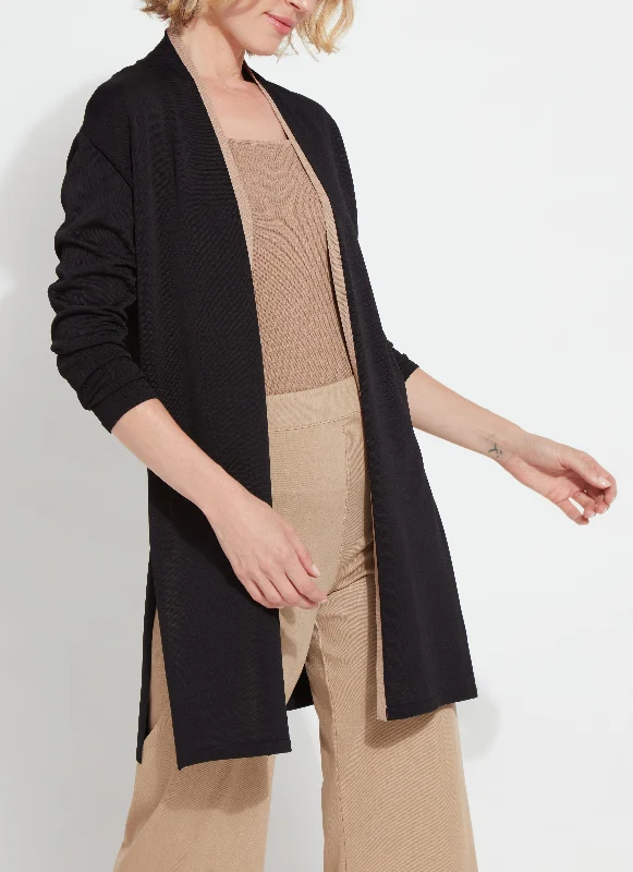 Knitted Cardigan in Black