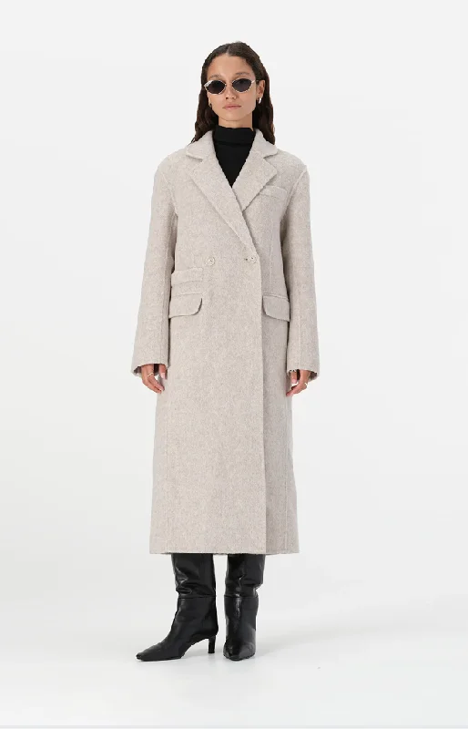 LAURENCE COAT - IVORY MARLE