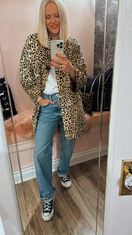 The Leopard Car Coat