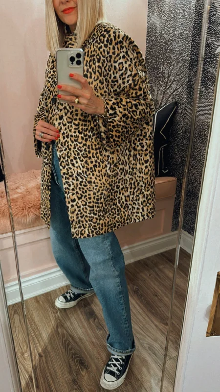 The Leopard Car Coat