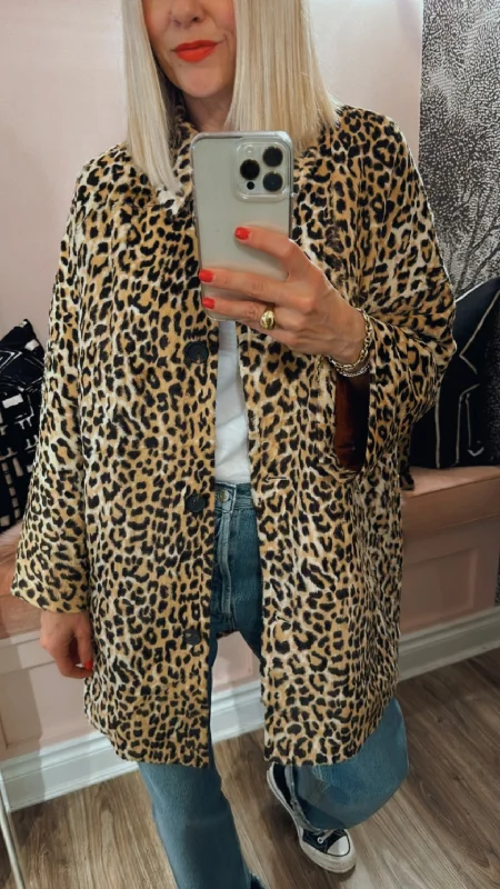 The Leopard Car Coat