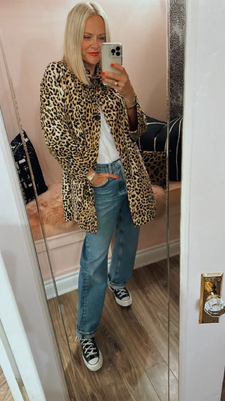 The Leopard Car Coat